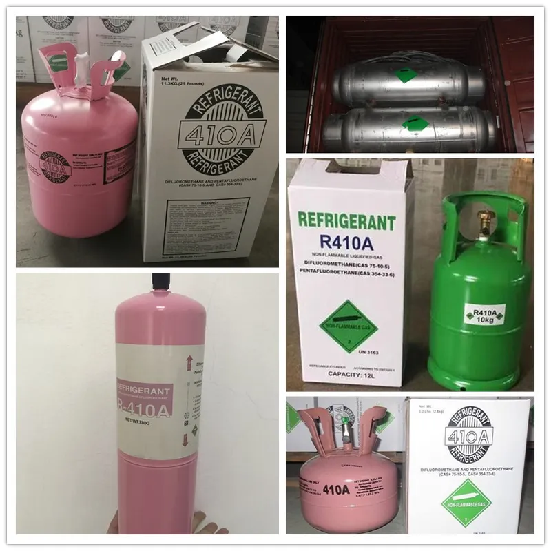 100% Purity Fast Cooling Liquid Gas Freon R410A Refrigerant