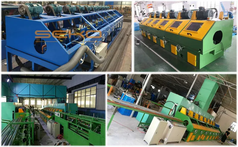 Square Steel Tube Buffing Machine External Polishing Machinery