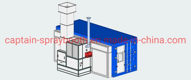 Container Paint Booth / Electrical Container Spray Booth / Removal Spray Booth