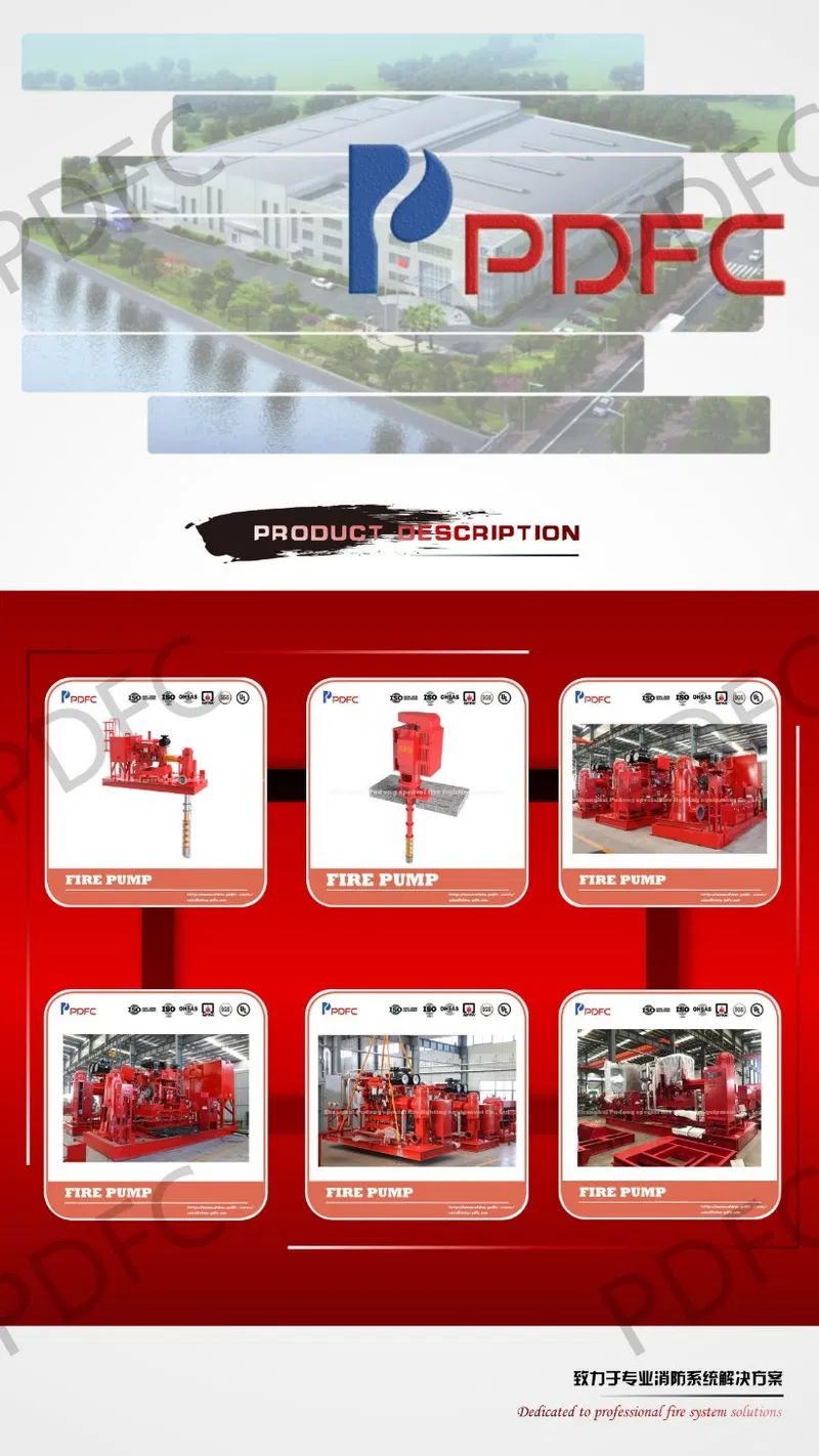 UL Listed Vertical Turbine Fire Pump for Fire Fighting System