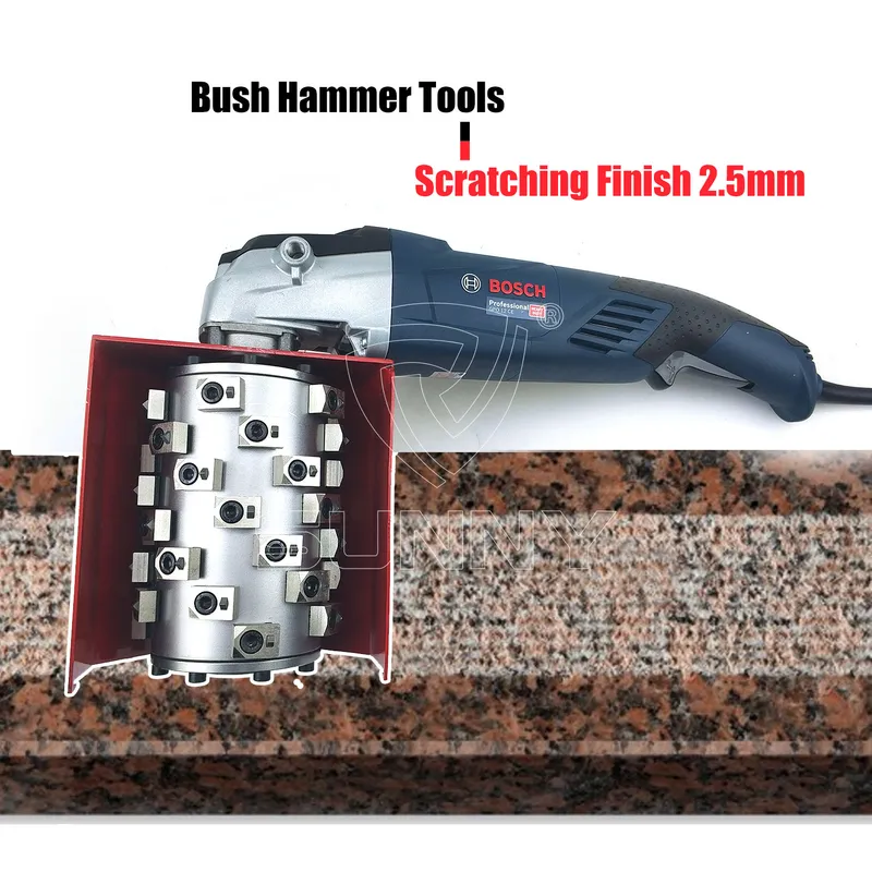 4 Inch Bush Hammer Roller for Angle Grinder