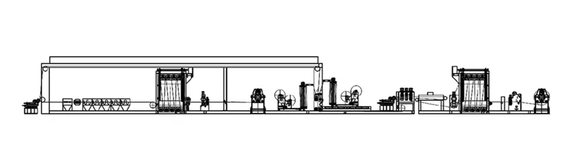 Automatic Metal Steel Sheet Coil Laminating Machine Production Line