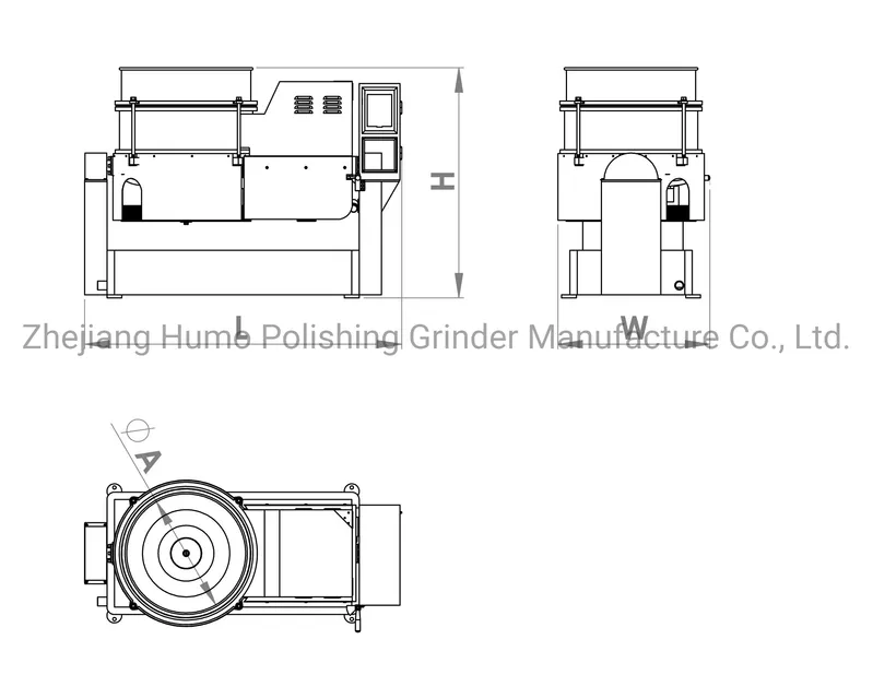 50L Centrifugal Disc Finishing Polishing Deburring Machine