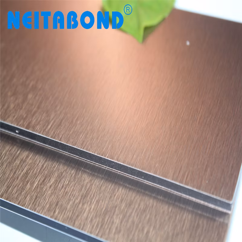 10 Years Warranty Brushed Finish Interior Wall Cladding Aluminum Composite Panel Price