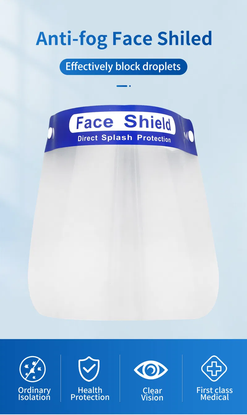 Anti Virus/Fog/Splash/Oil Protective Face Isolation Full Safety Face Shield