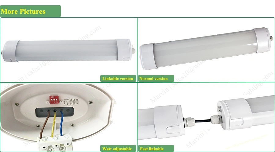 TUV/Ce/CB Approved IP65 IP69K LED Tri Proof Light, Vapor Tight Light, LED Water Proof Light, Weather Proof Light