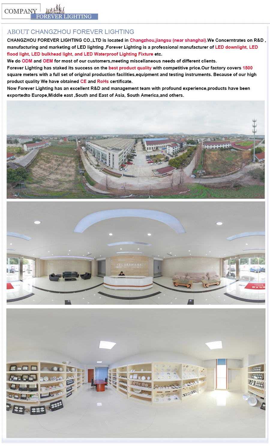 20W IP65 LED Linear Lighting Fixture Tri Proof LED Light