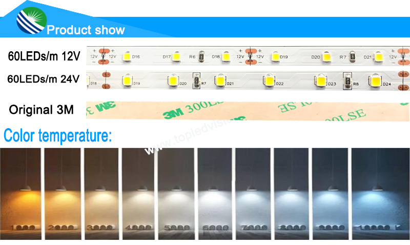 Hight Bright SMD2835 LED Light Strip 60LEDs/M with TUV Certification