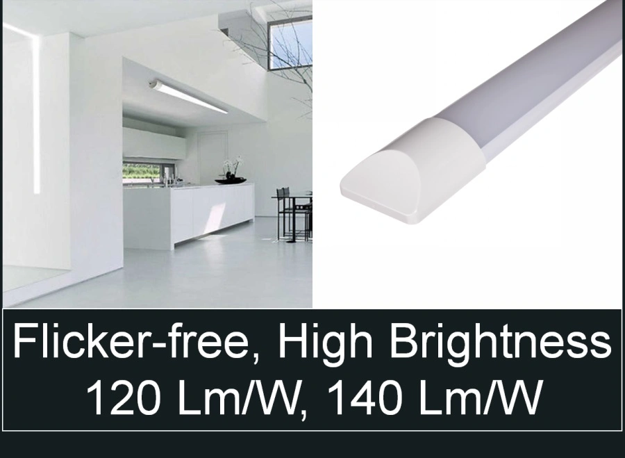 Daylight 36W 140lm/W 1200mm Linear Fixture LED Batten Light