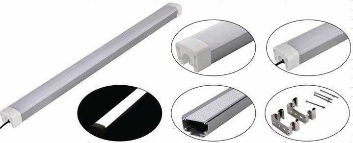 LED Linear Luminaire 30W 40W 50W 60W Tri-Proof LED Light 1200mm