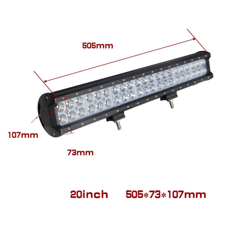 108W 180W 288W 20" 45 Inch Two Double Rows Jeep Offroad LED Light Bar