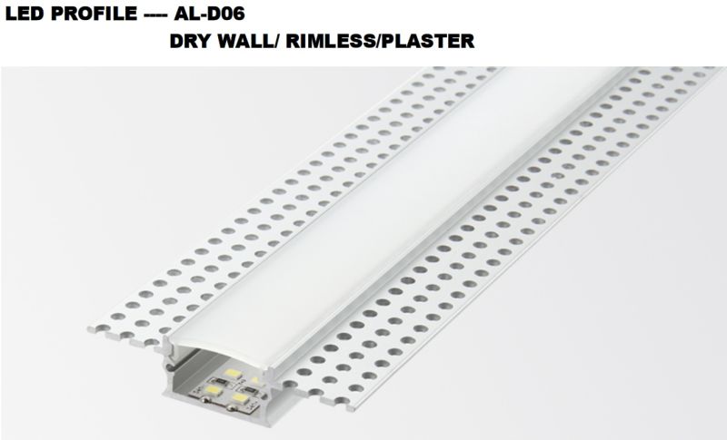 Recessed Aluminum Linear LED Linear Light with 2835 Strip