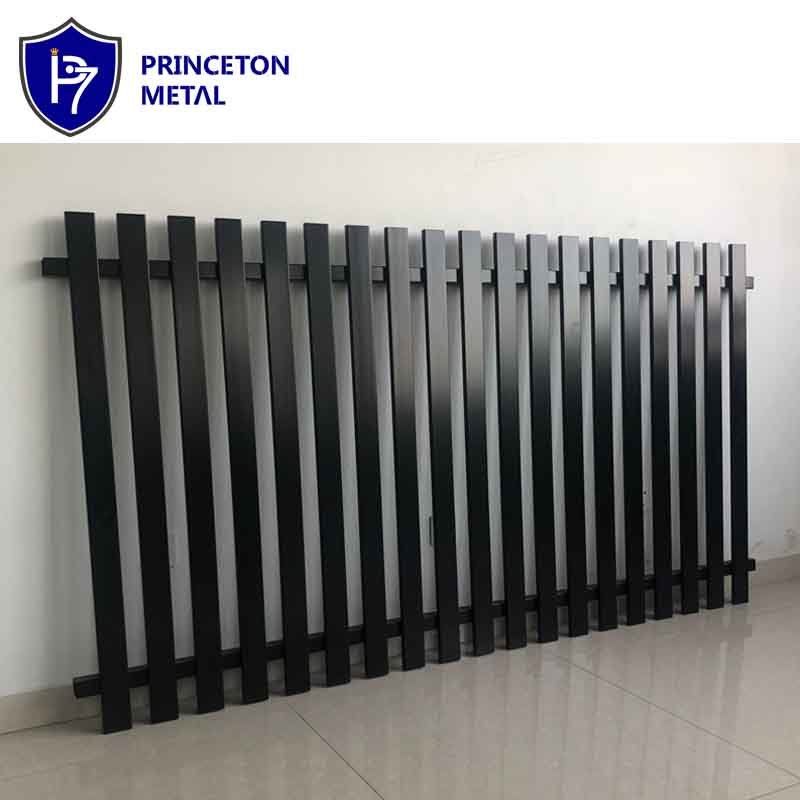 aluminium White Slat Picket Garden Fence and Door