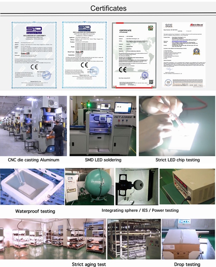 IP65 IEC Ce Proyector LED De 200W Exterior LED Luminaire