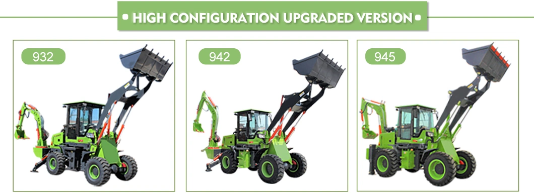 Towable Backhoe Excavator 4X4 Mini Backhoe Loader Micro Backhoe for Sale