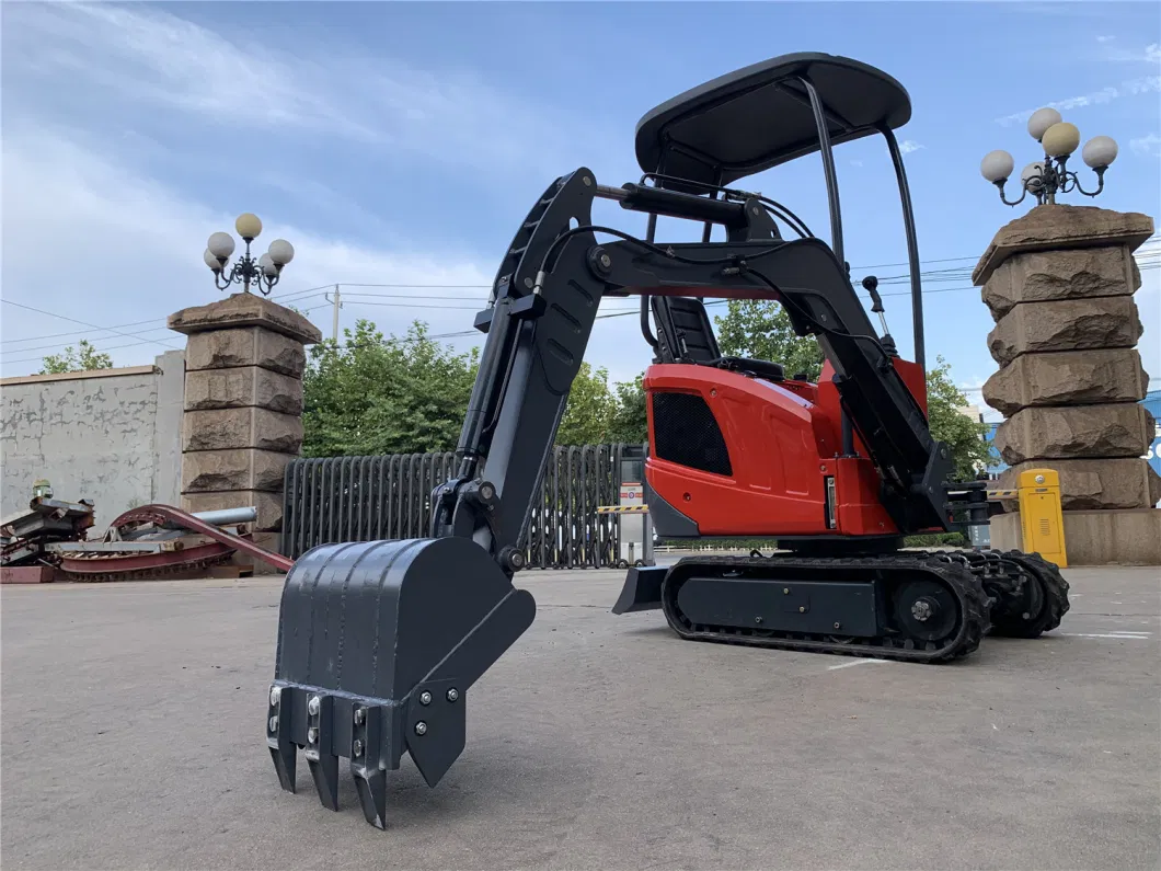 1000kg Landscaping Backhoe Excavator Parts Fuel Efficient Mini Digger