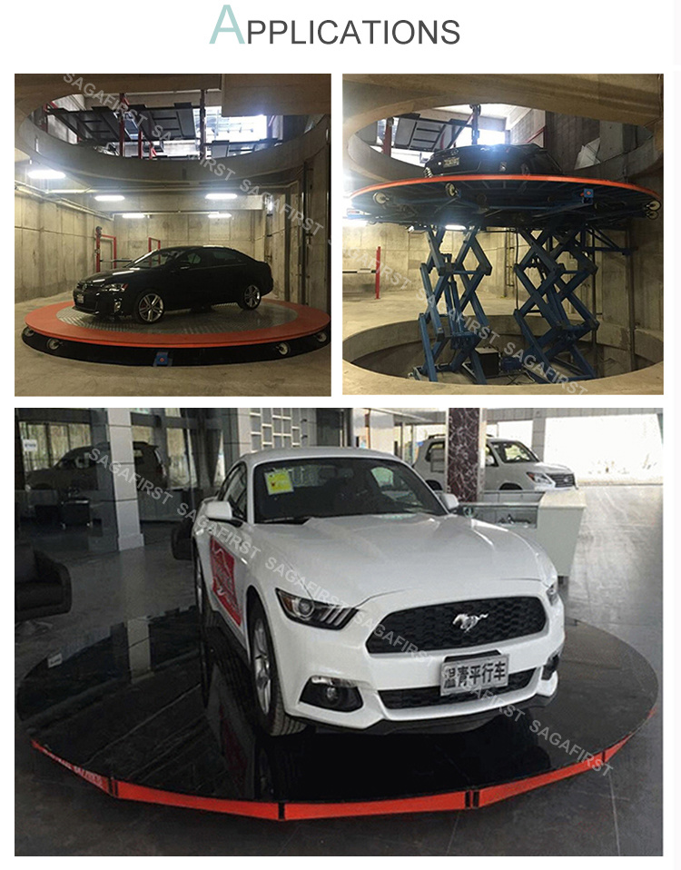 Gear Pin Modern Rotating Platform Car Parking Turntable for Sales