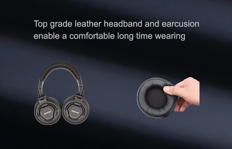 Music Appreciate Headphone with Closed Back Structure Design