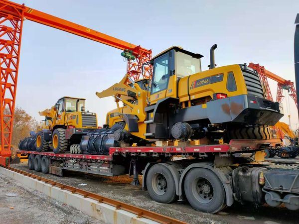 Lugong 4WD Chinese Loader Bucket Wheel Loader Front
