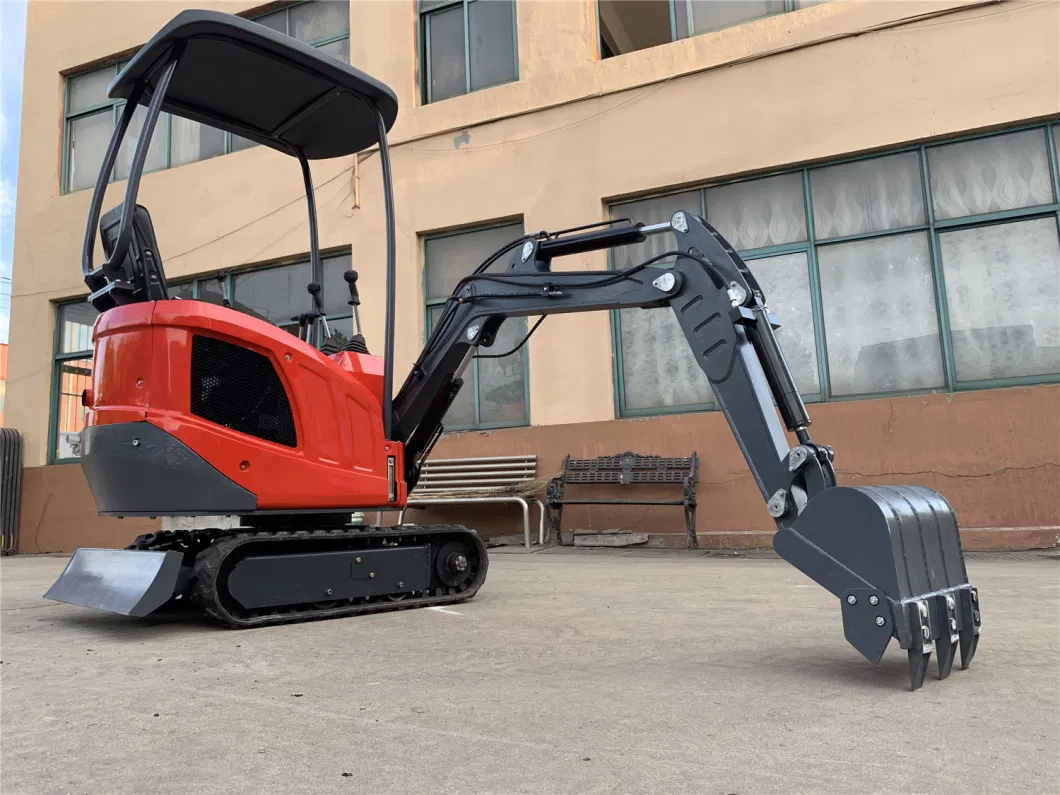 1000kg Landscaping Backhoe Excavator Parts Fuel Efficient Mini Digger