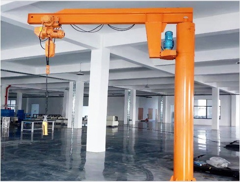 360 Degree 1ton Mini Electric Jib Crane Floor Cantilever Arm Crane