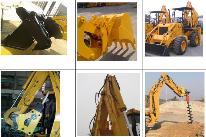 0.3cbm Backhoe Capacity 100HP Loader Backhoe for Sale