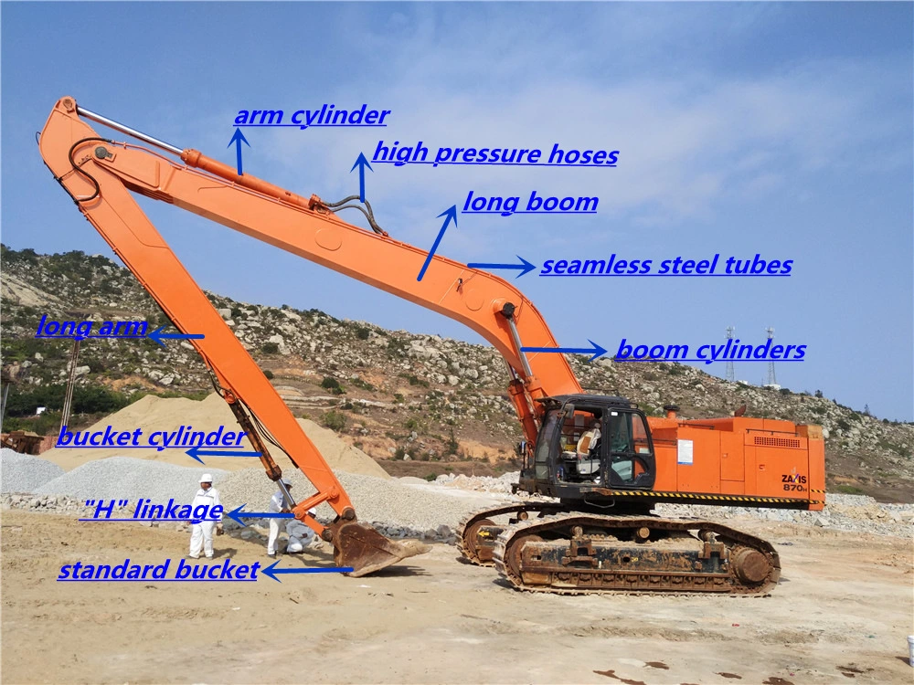 Excavator Long Arm Kit for Caterpillar Cat330 Long Reach Boom