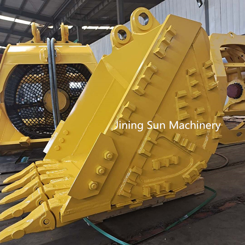 Excavator Parts Heavy Duty Rock Bucket for PC200 Komatsu Excavators