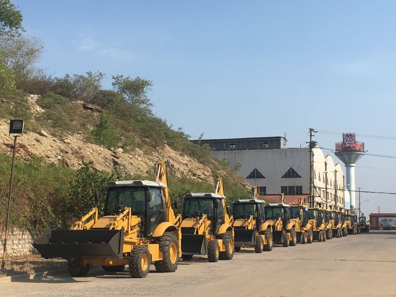 Excellent Condition 4 Wheels 75kw Backhoe Loaders for Sale