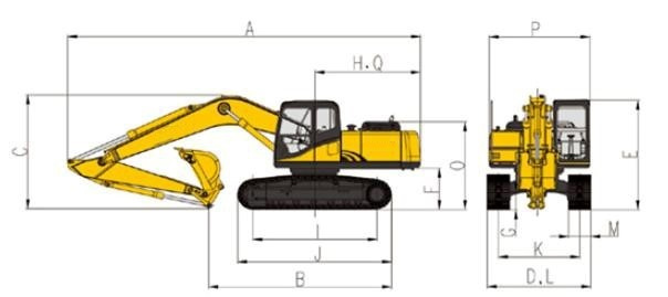 Carter CT18-9BS 1.8ton Hydraulic Crawler Excavator with Retractable Chassis