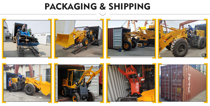 Fully Hydraulic Mini Wheel Loader Articulated Wheel Loader Parts for Agriculture