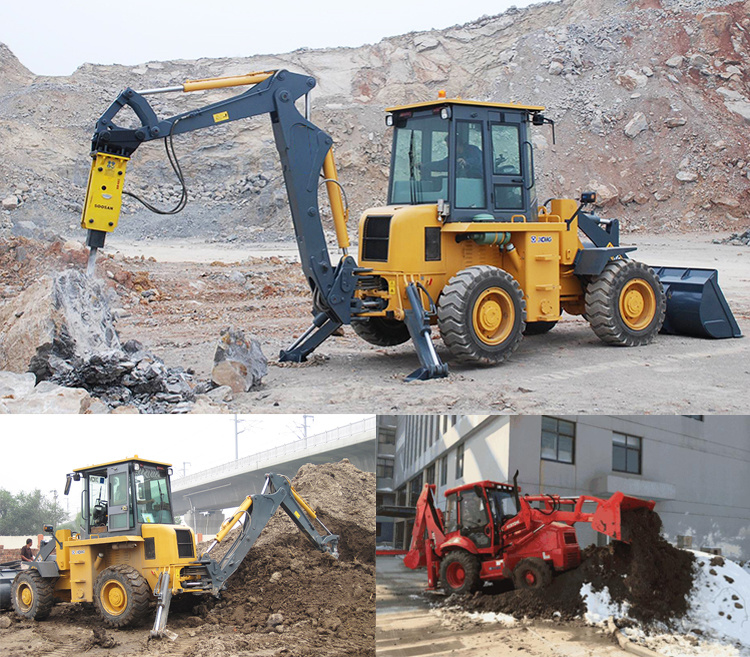 XCMG Small Backhoe Excavator Xc870HK China New 2.5ton Mini Wheel Backhoe Loader Excavator Price