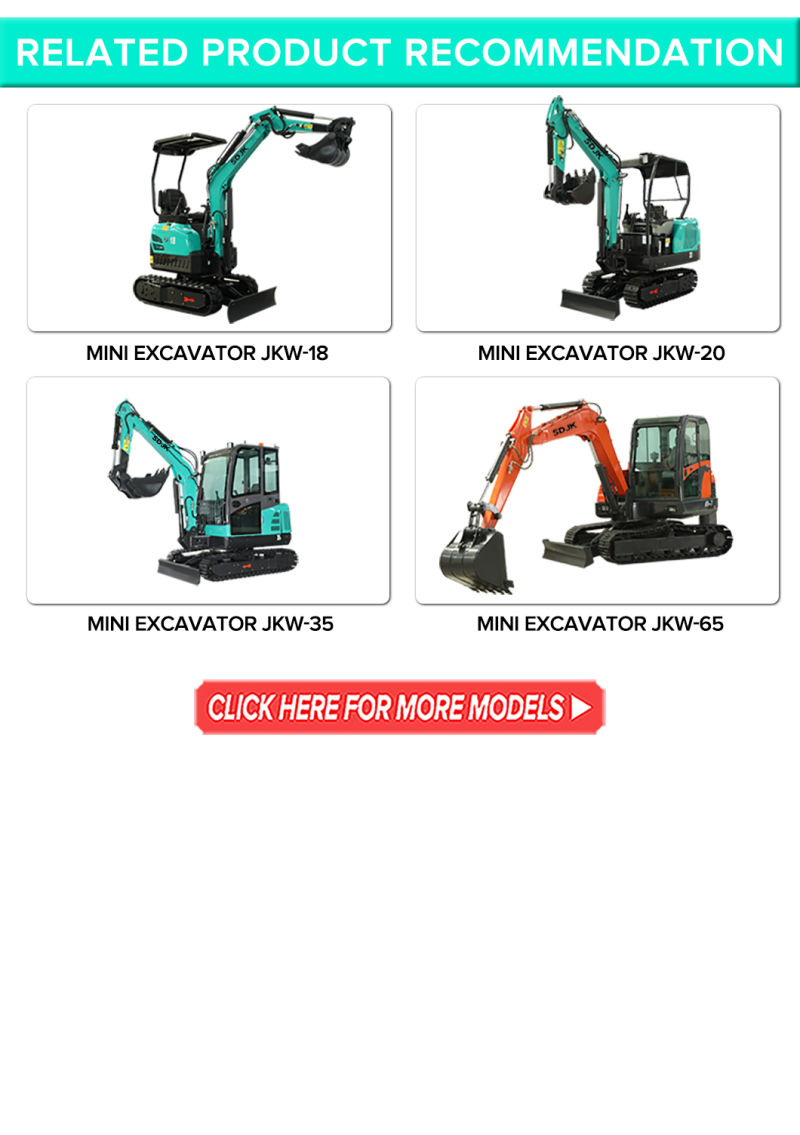 Good Quality Mini Earth Excavator Digger Machine