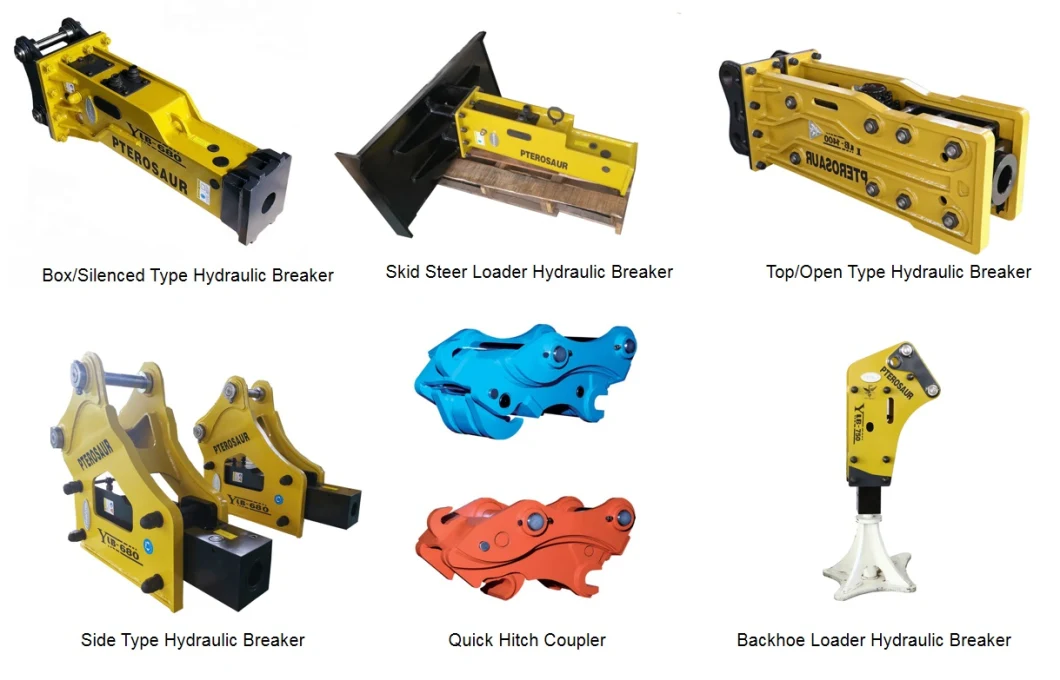 Jcb 3cx Backhoe Loader Parts Excavator Attachment Hydraulic Concrete Jack Hammer Rock Breaker