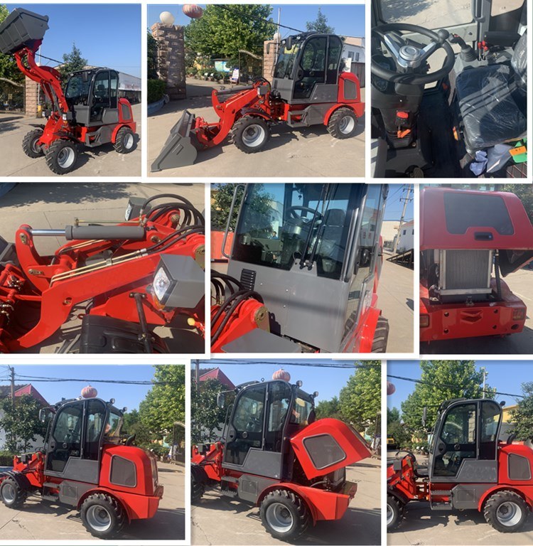 2021 New Model Front End Loader Mini780 Compact Bucket Wheel Loader