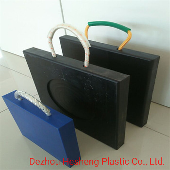 Heavy Duty Uhmpwe Plastic Crane, Jack and Outrigger Pad