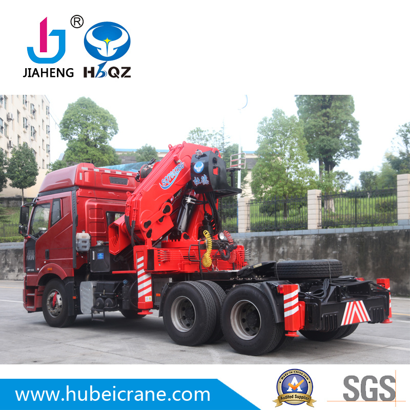 HBQZ 38 ton truck crane knuckle boom crane SQ760ZB6