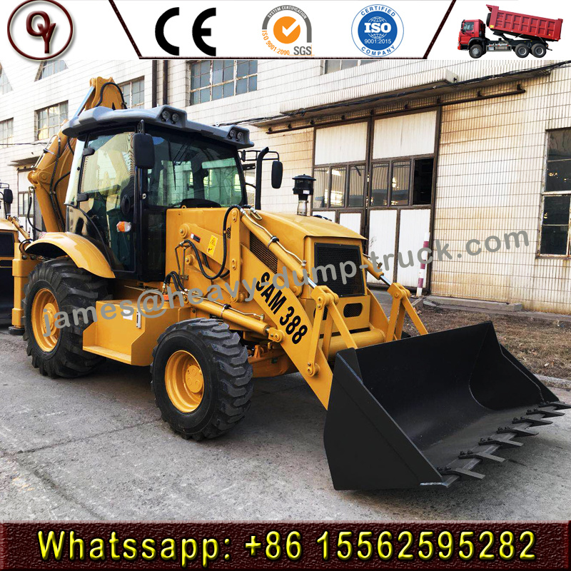 0.8-1.2m3 Bucket Capacity Hydraulic Backhoe Loader