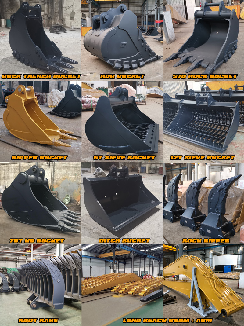 Excavator Skeleton Bucket with Tooth Excavator Sieve Bucket