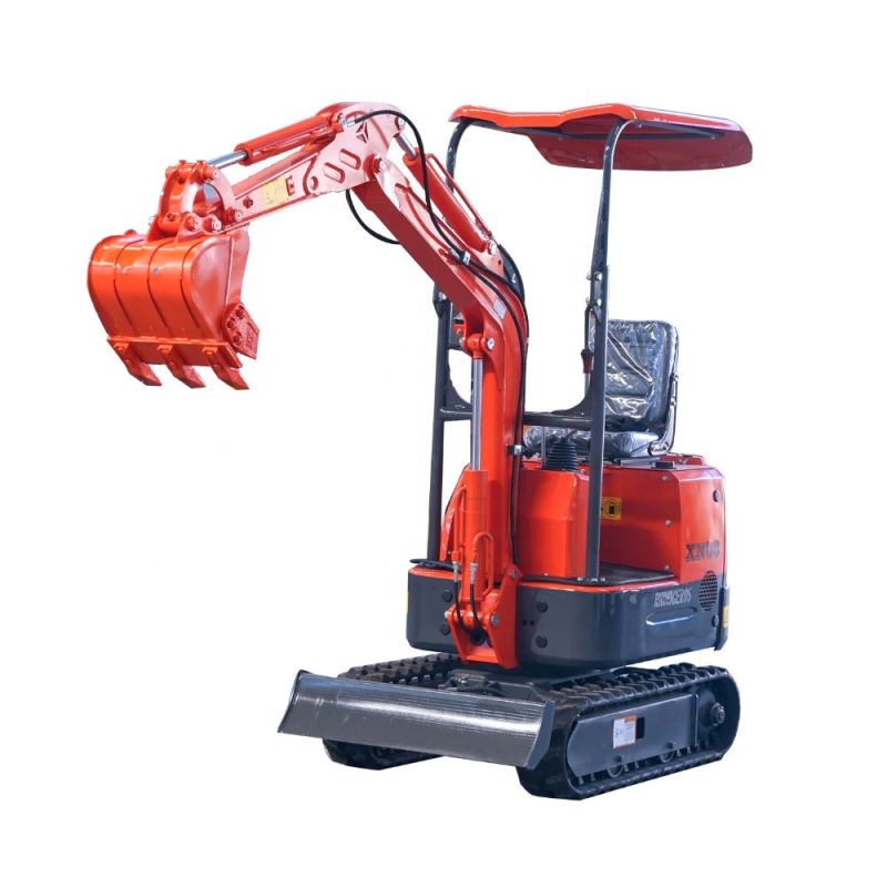 Hot Sell Mini Excavator Hydraulic Crawler Excavator 0.8 Ton Small Excavator