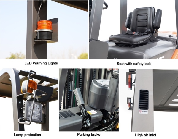 Equipment Montacargas 3.5tons 35 Propane Forklift