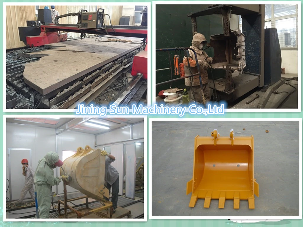 Excavator Parts Komatsu Excavator Bucket for Komatsu Excavator PC200 with Teeth