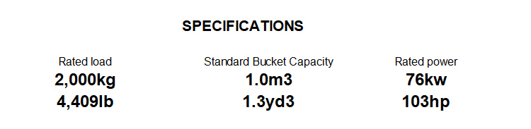 Lugong Factory Price Compact Zl30 Wheel Loader Parts