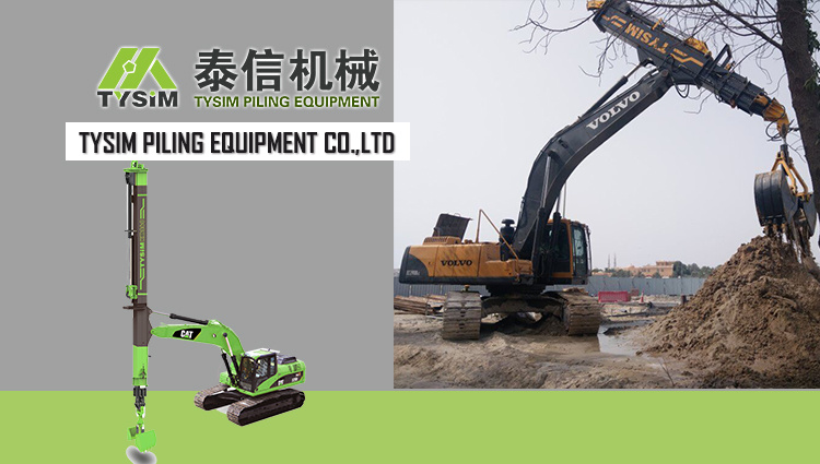 Mini Tysim Excavator Telescopic Boom for Deep Digging