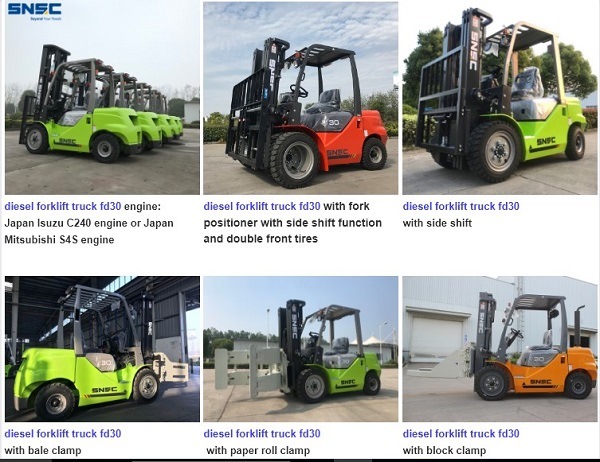 Snsc Montacargas Diesel 3 Ton Forklift for Sale